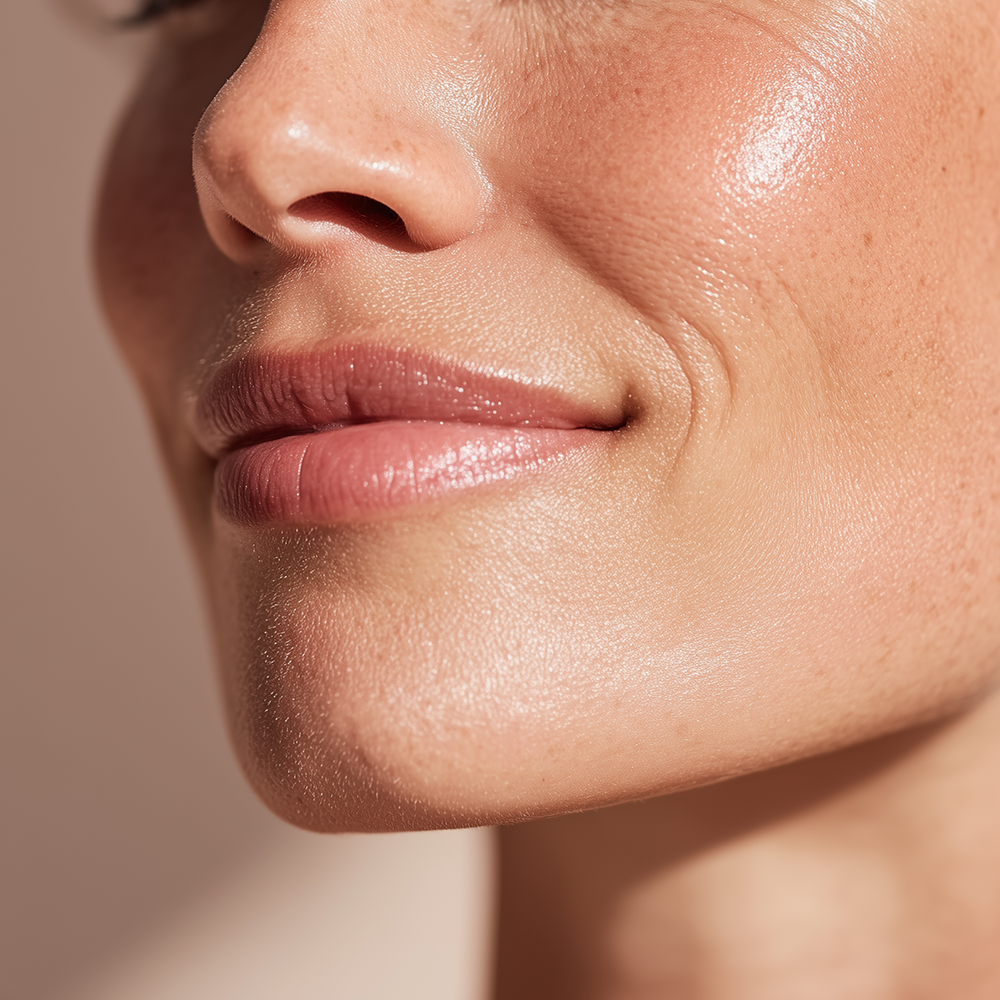 Peau de femme jeune et éclatante