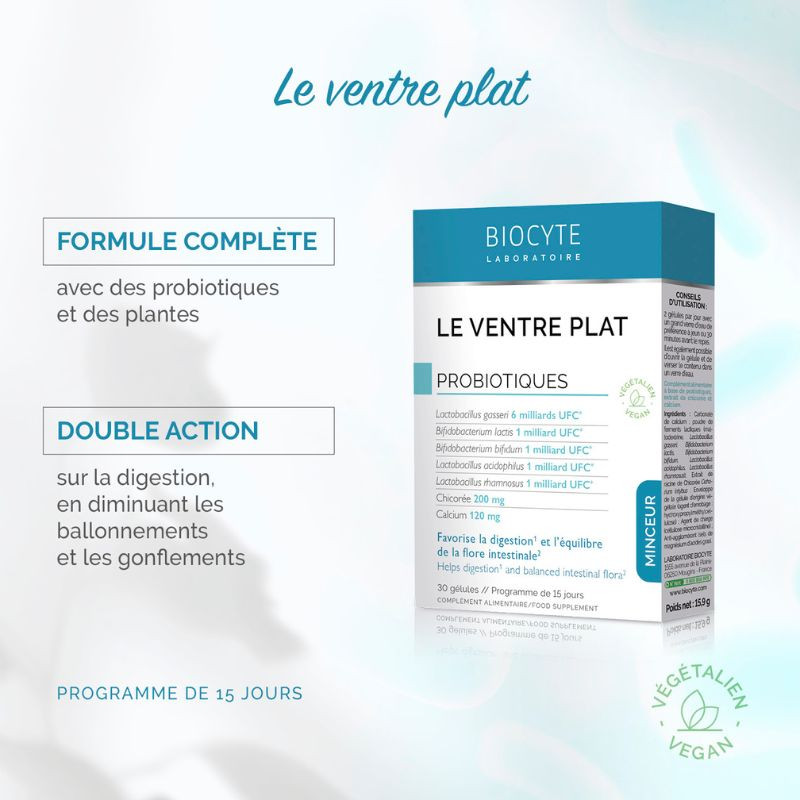 Biocyte Le Ventre Plat : Complément alimentaire pour une digestion ...