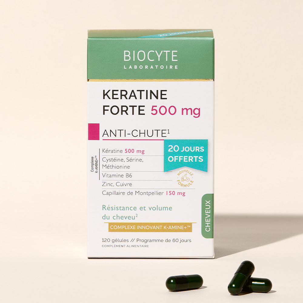 PACK KERATINE FORTE 500 MG — Biocyte