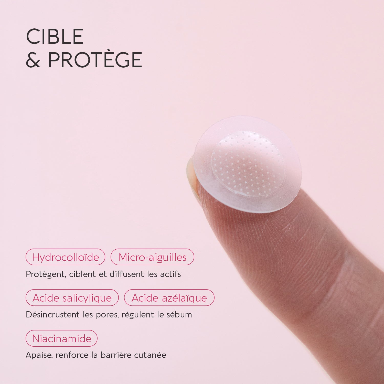 Active pimple patch